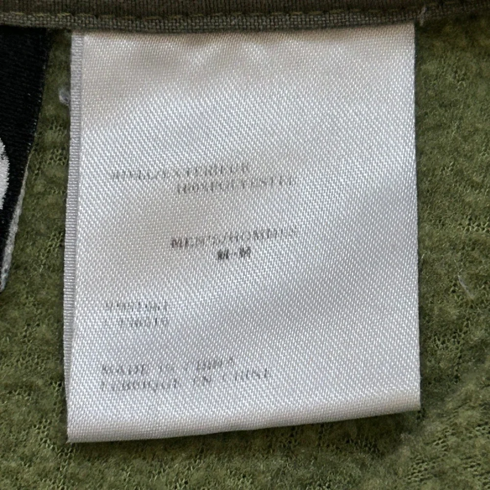 The North Face Fleece Shirt Jacket Mens Medium Green Button Front Shacket